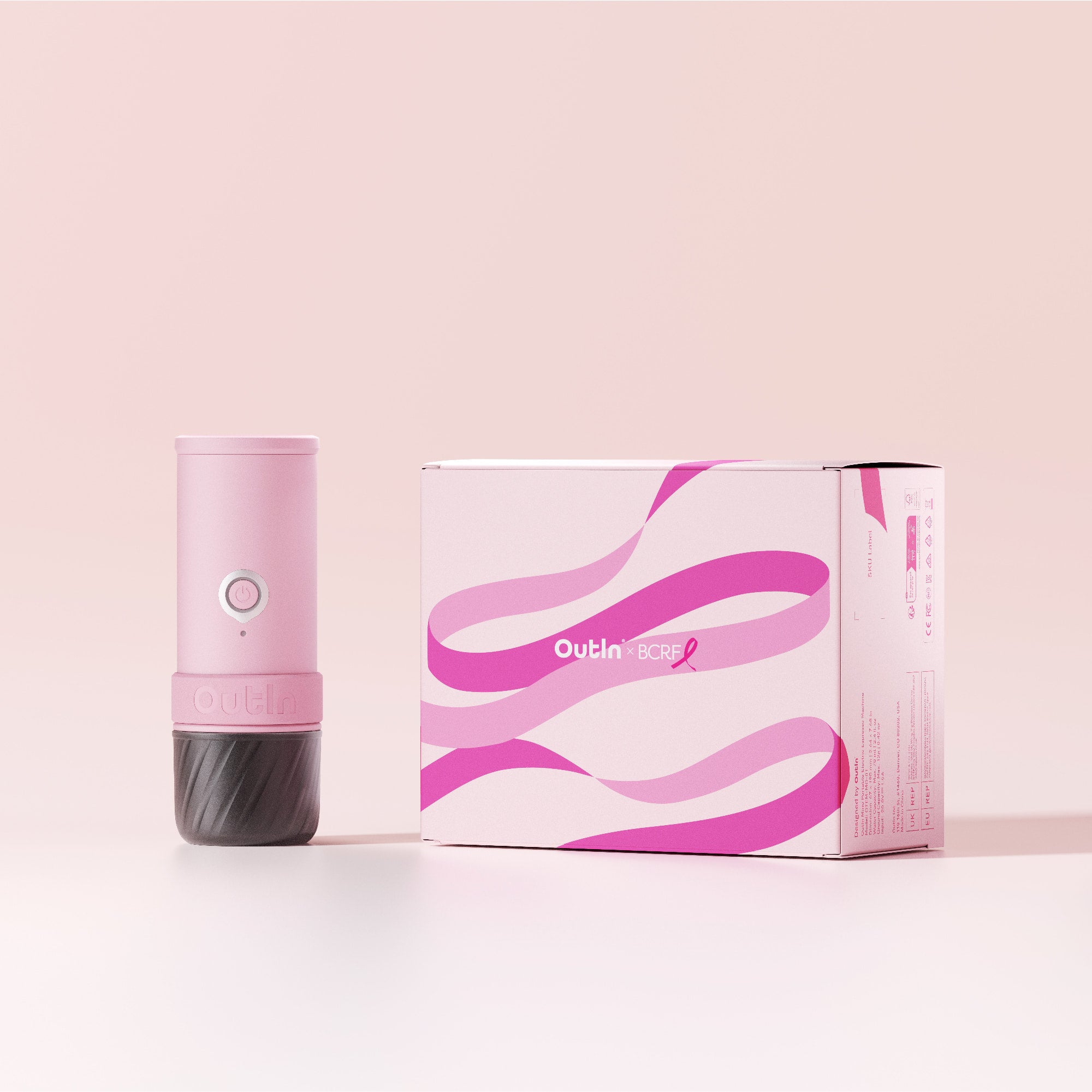 Mino Portable Espresso Machine (Rose Clay) X BCRF