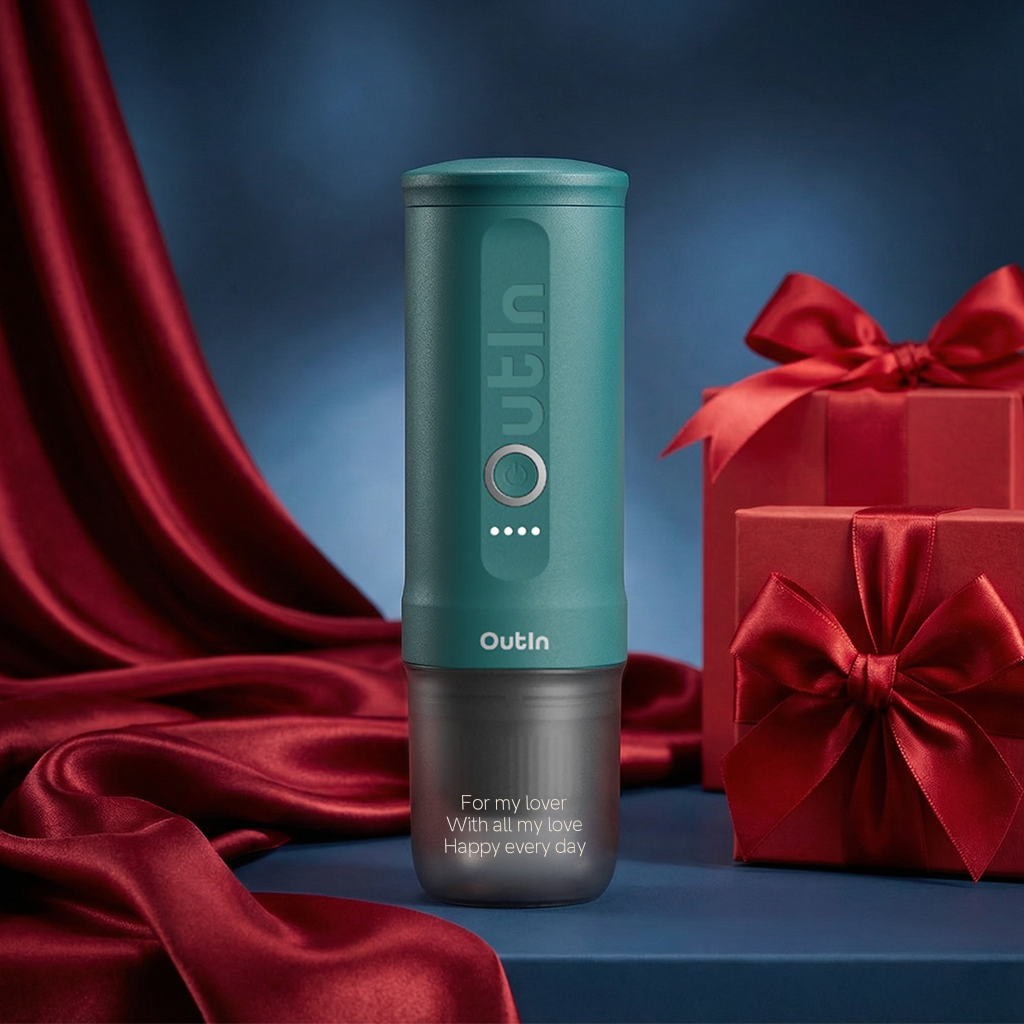 Customized Nano Portable Espresso Machine (OutIn Teal)